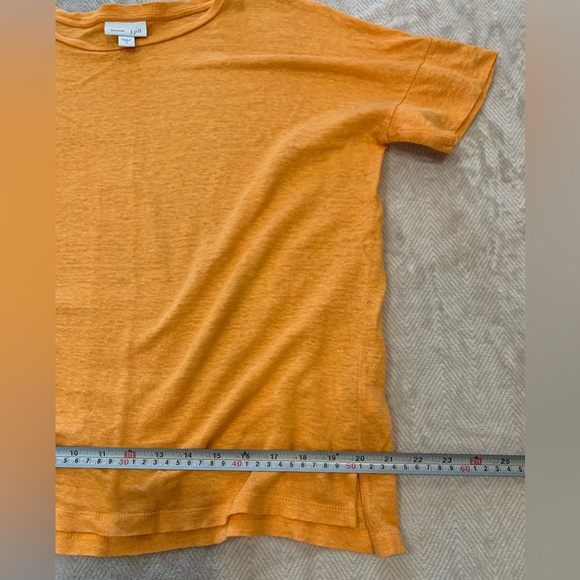 J. Jill 100% Linen Apricot Tee – Relaxed Fit - Picture 8 of 13